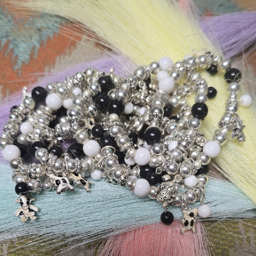 Bundle Of 8 - Cow Bracelets